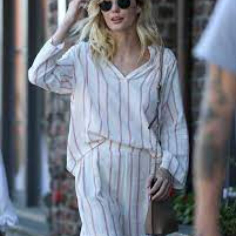 Splendid Amorosa Blouse in Parker Stripe